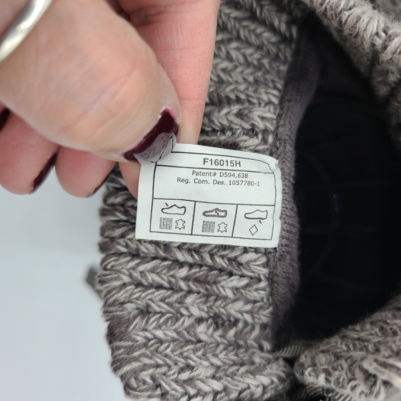 UGG Isla Cableknit Boots Gray Grey Size 8 - Picture 11 of 13